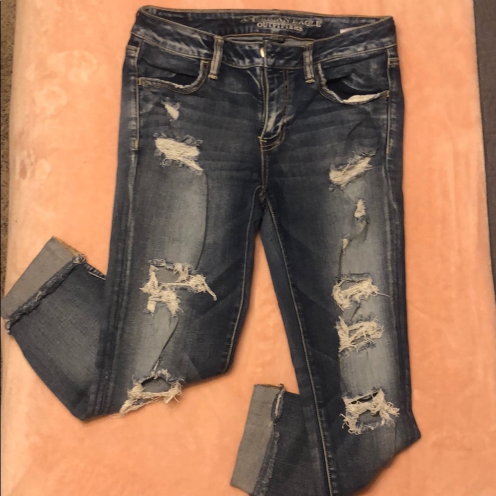 American Eagle crop jegging